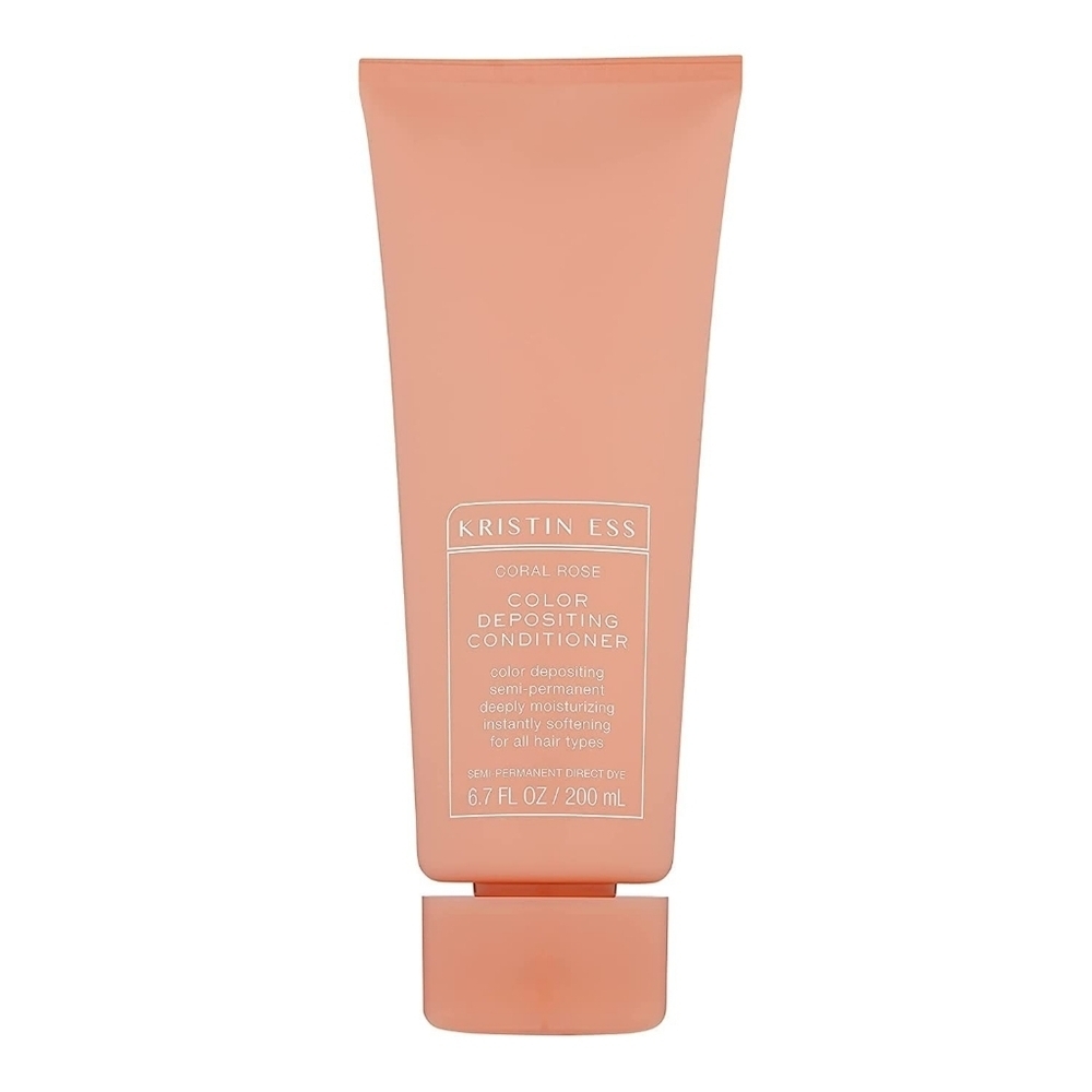 Kristin Ess Coral Rose Color Depositing Conditioner New 6.7 Fl